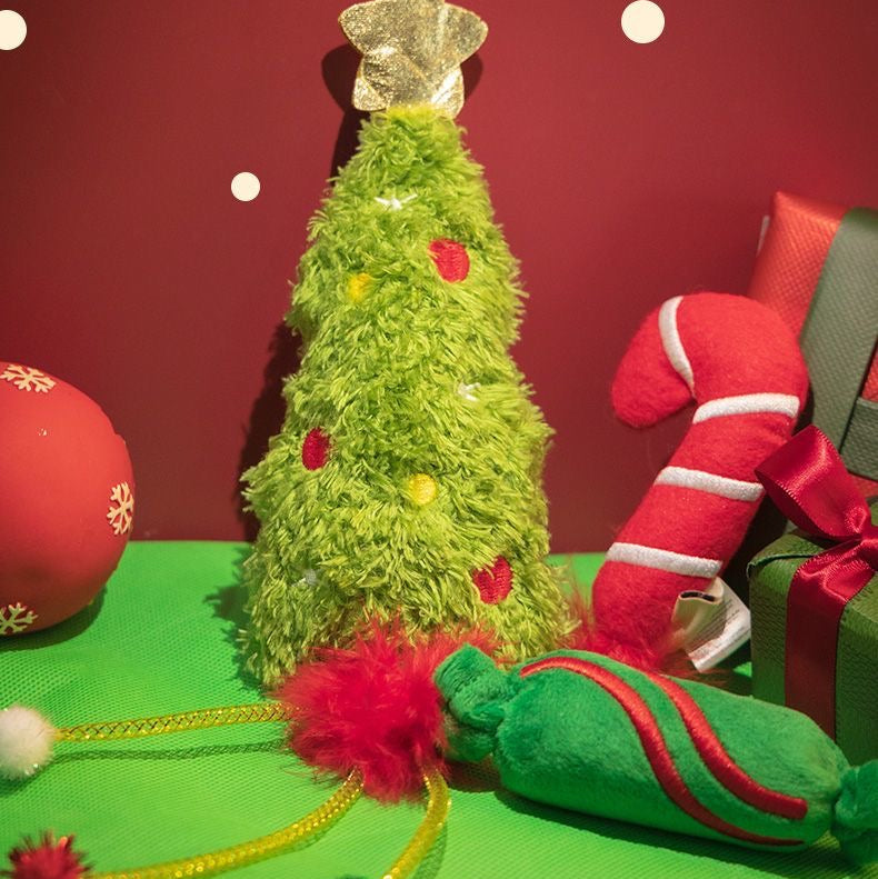 Candy & Candy Cane Christmas Cat Toy (2 Pack)