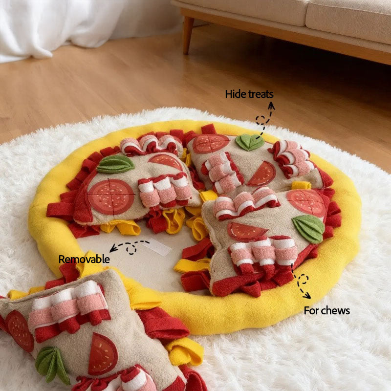 Pizza Party Snuffle Mat Nosework Toy