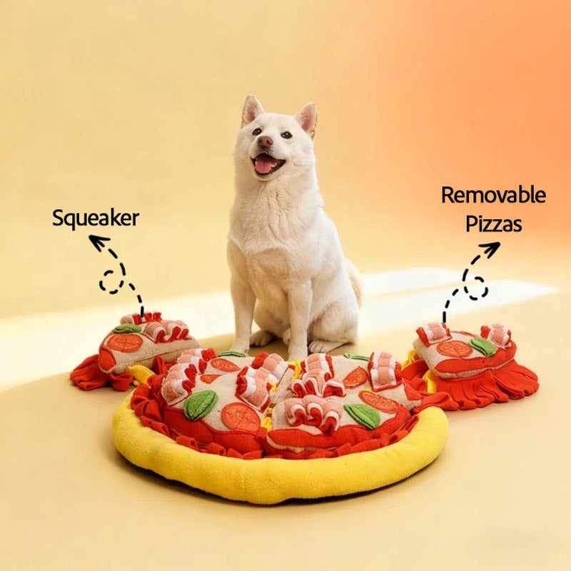 Pizza Party Snuffle Mat Nosework Toy