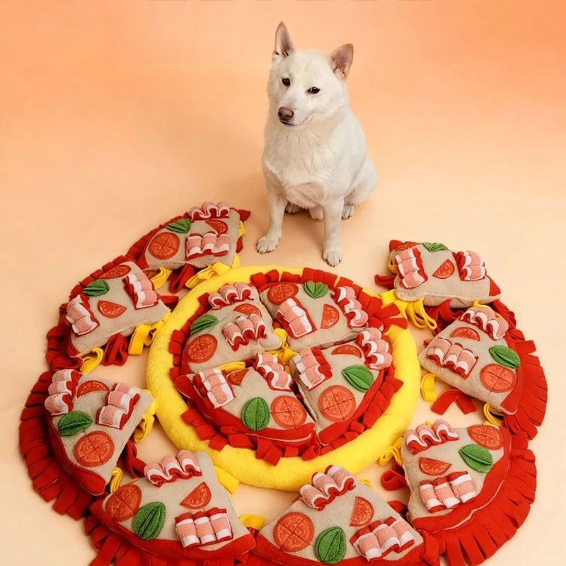 Pizza Party Snuffle Mat Nosework Toy