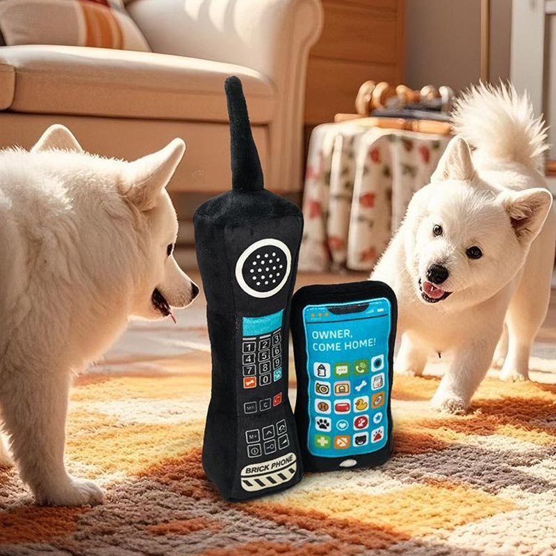 Retro & Smart Phone Dog Toy