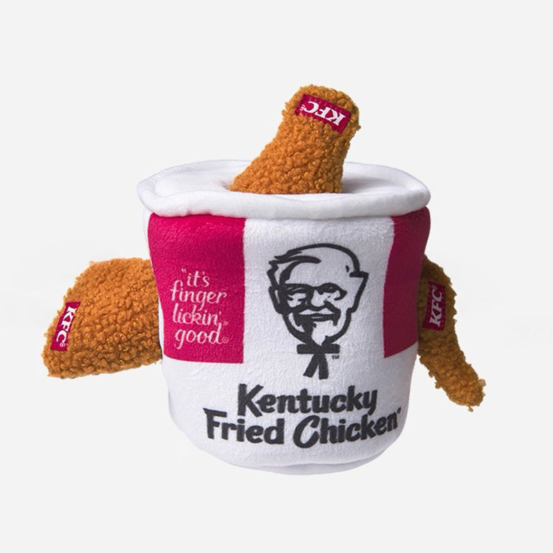 KFC Feast Nosework Plush and Latex Dog Toy | CreatureLand.