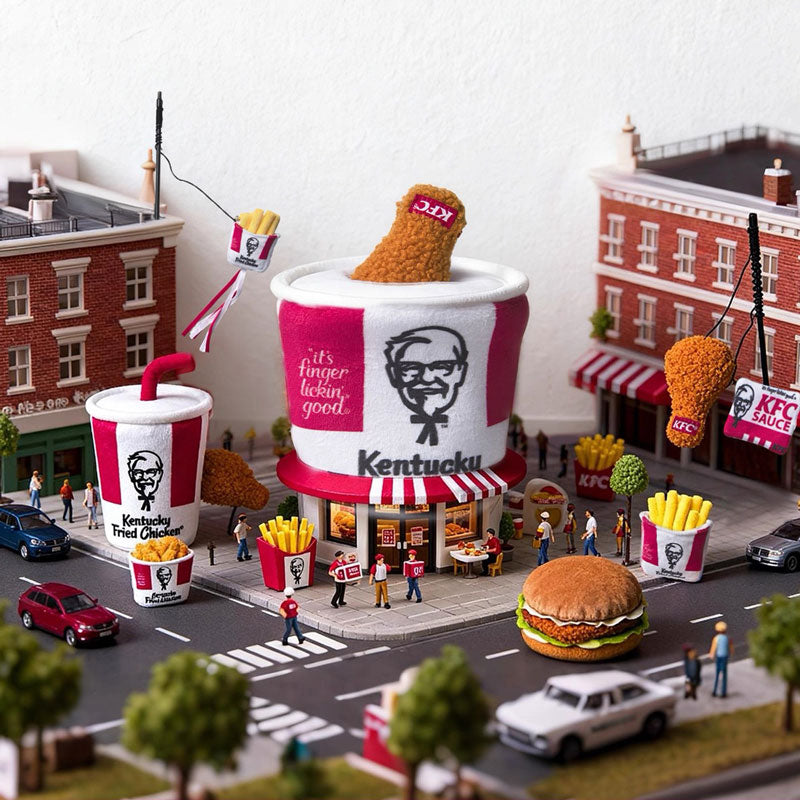 KFC Feast Nosework Plush and Latex Dog Toy | CreatureLand.