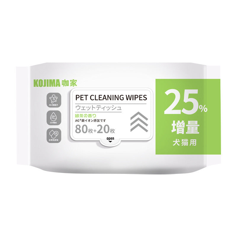 Gentle Pet Wet Wipes | 4 Scents (80/100 Sheets)