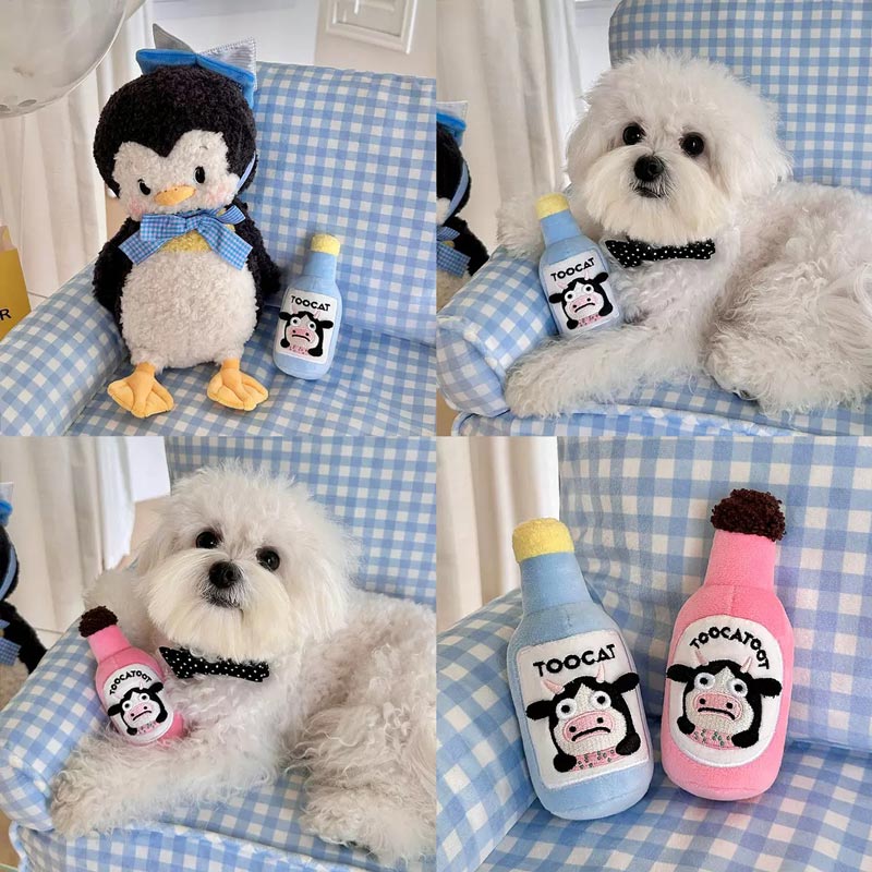 Milk Bottle Nosework Dog Toy (2 Colours)