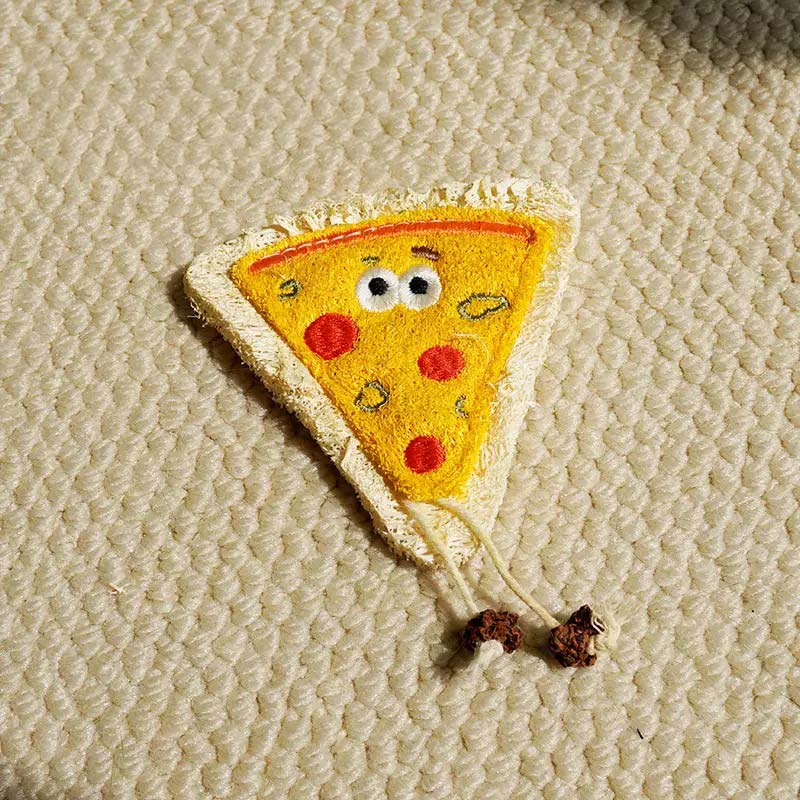 Bakery Bites Loofah Cat Toy (Donut & Pizza)