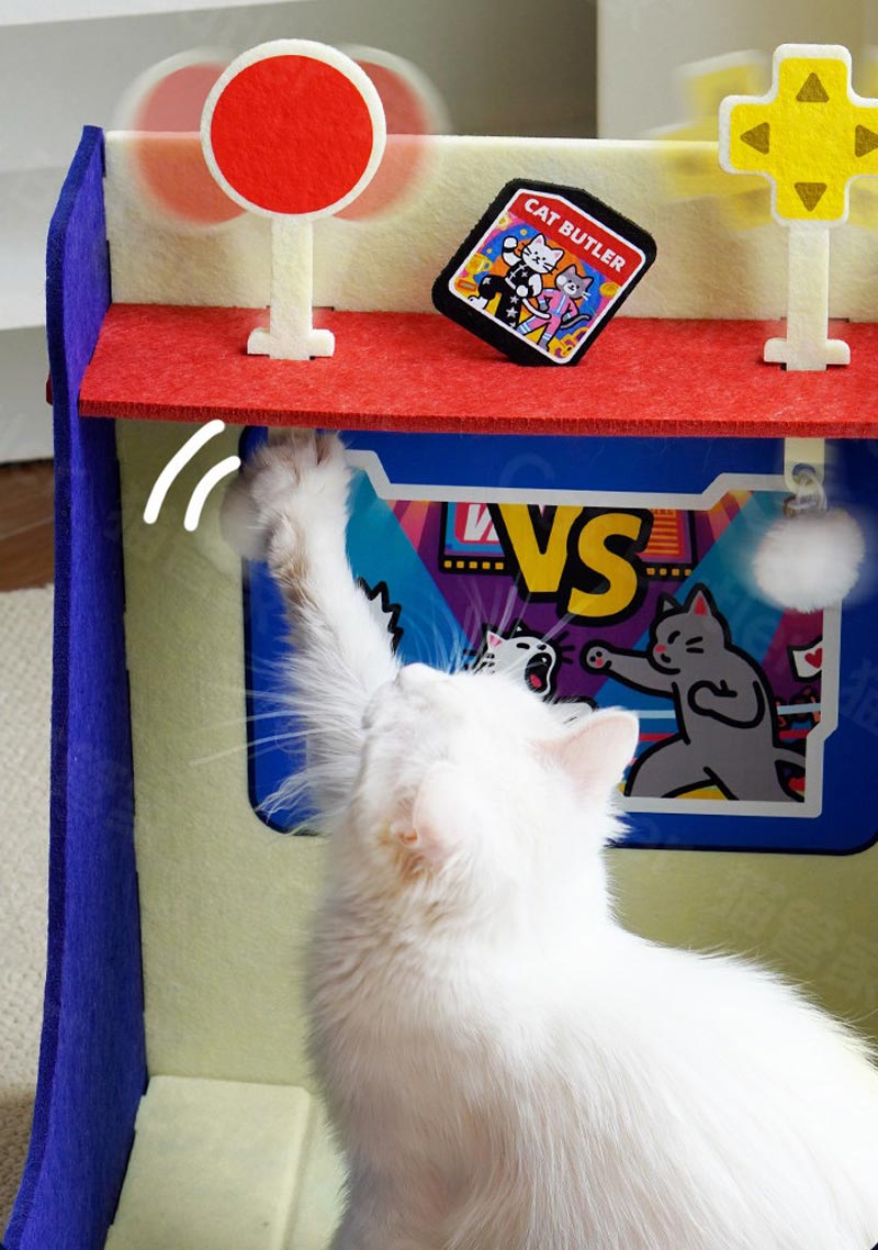 Purrcade Gaming Arena Cat Lounger