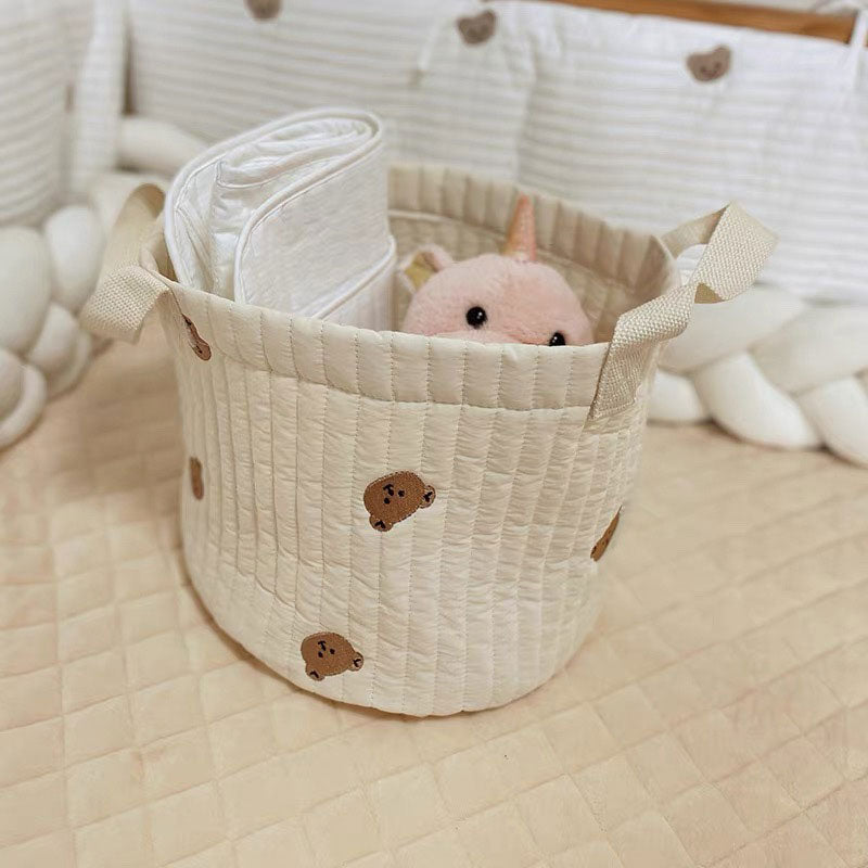Cozy Bear Storage Basket