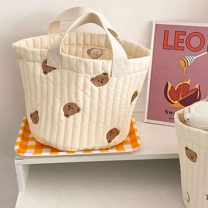 Cozy Bear Storage Basket