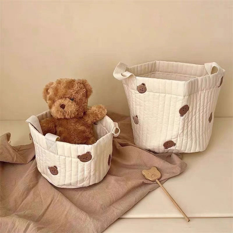 Cozy Bear Storage Basket