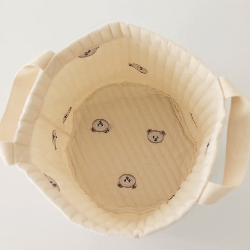 Cozy Bear Storage Basket