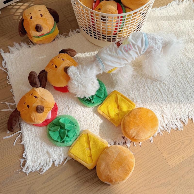 Good Boy Burger Nosework Toy