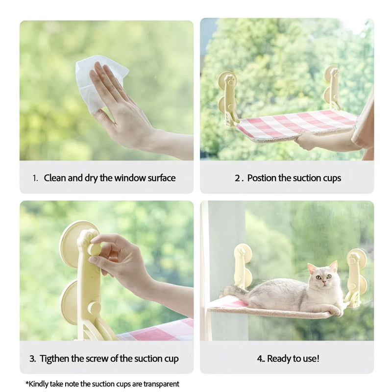 Foldable Cat Window Hammock