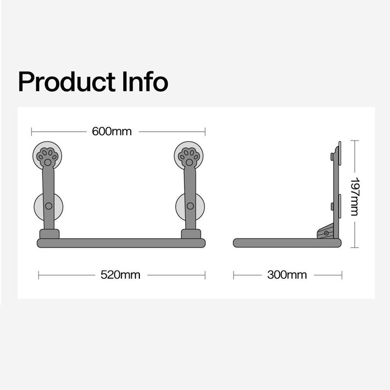 Foldable Cat Window Hammock
