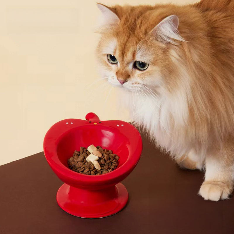 Apple Paradise Elevated Pet Bowl