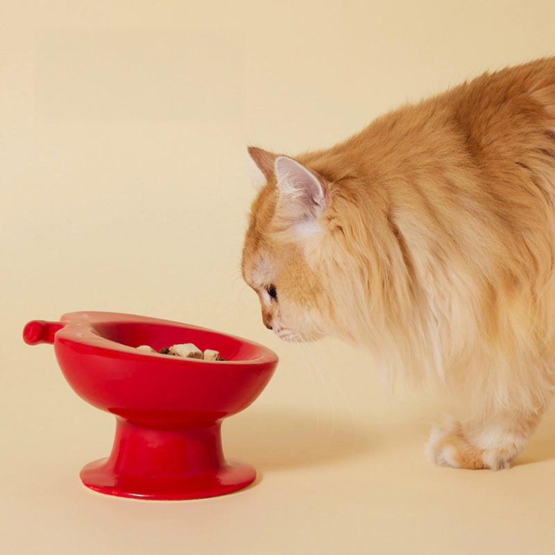 Apple Paradise Elevated Pet Bowl