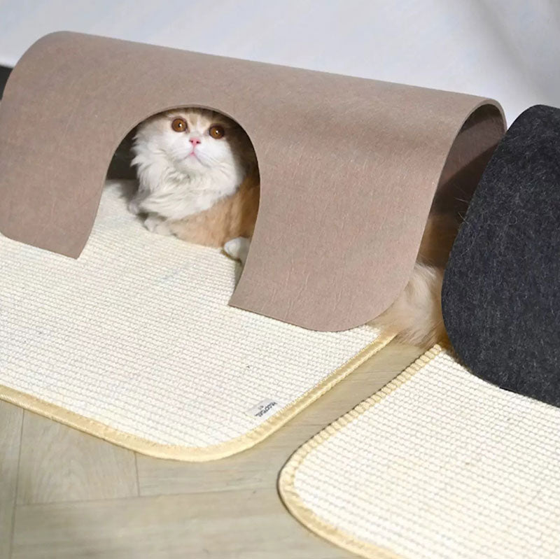 Modern Arch Cat Tunnel & Scratcher (2 Colours)