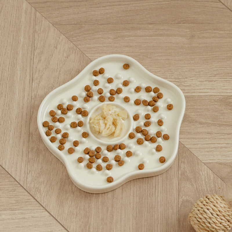 Little Bloom Ceramic Slow Feeder