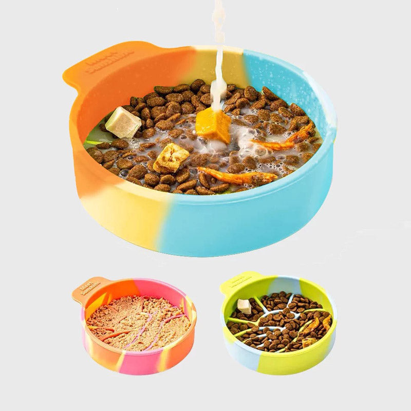 Sunny Side Silicone Lick & Slow Bowl