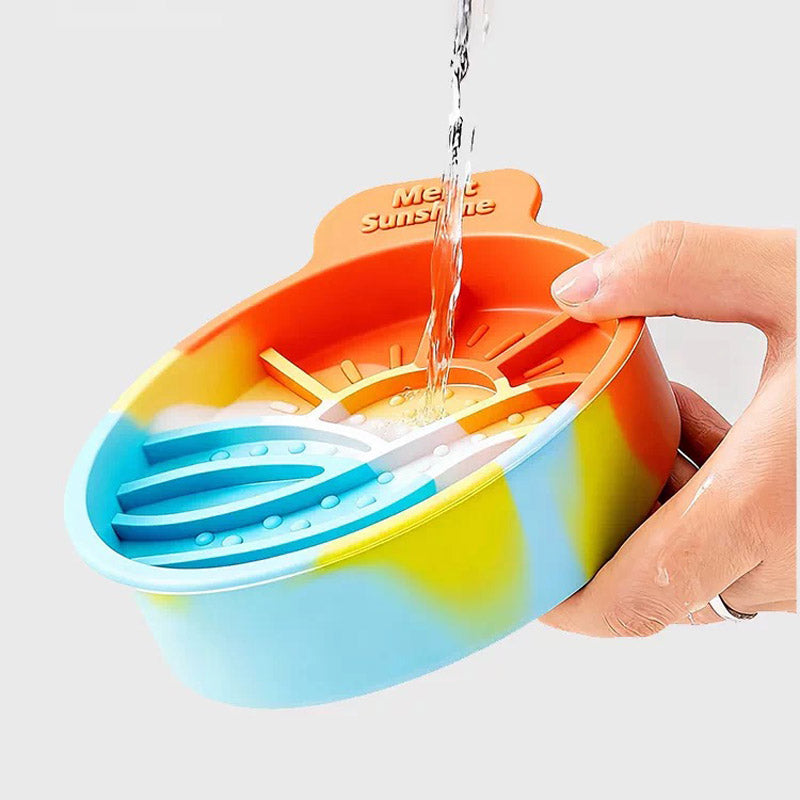 Sunny Side Silicone Lick & Slow Bowl