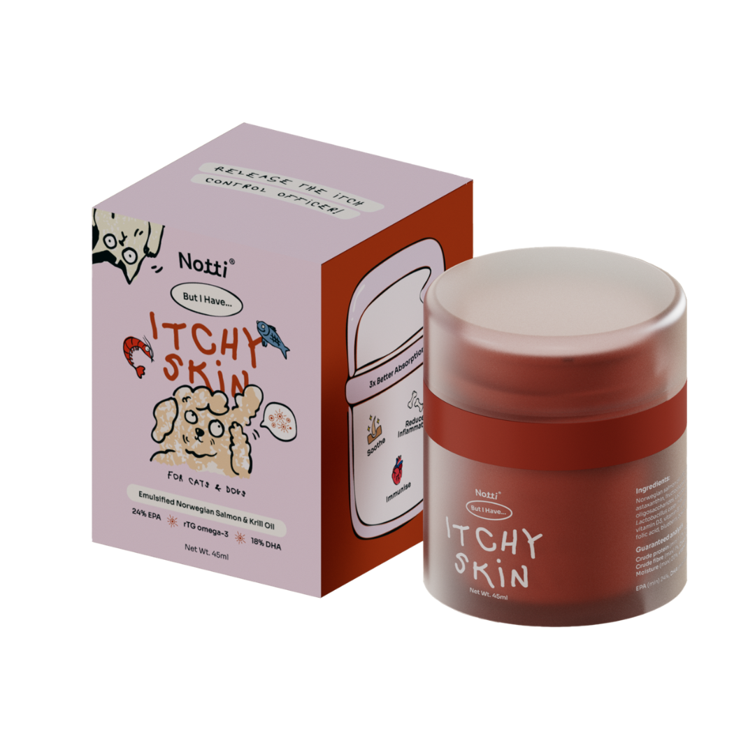 Notti "But I Have Itchy Skin" Emulsified Norwegian Salmon & Krill Oil (45ml)