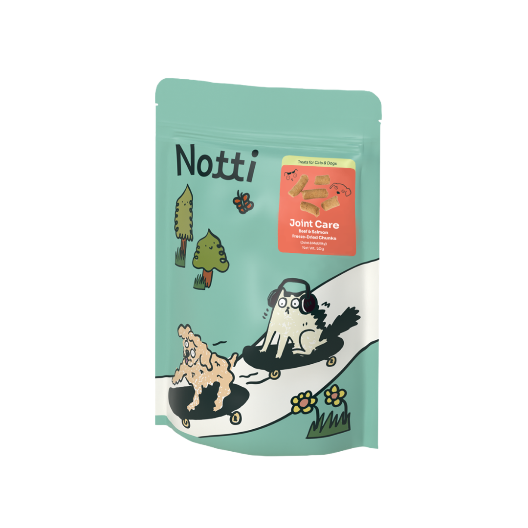 Notti Joint Care Beef & Salmon Freeze-Dried Chunks For Dog & Cat (50g)