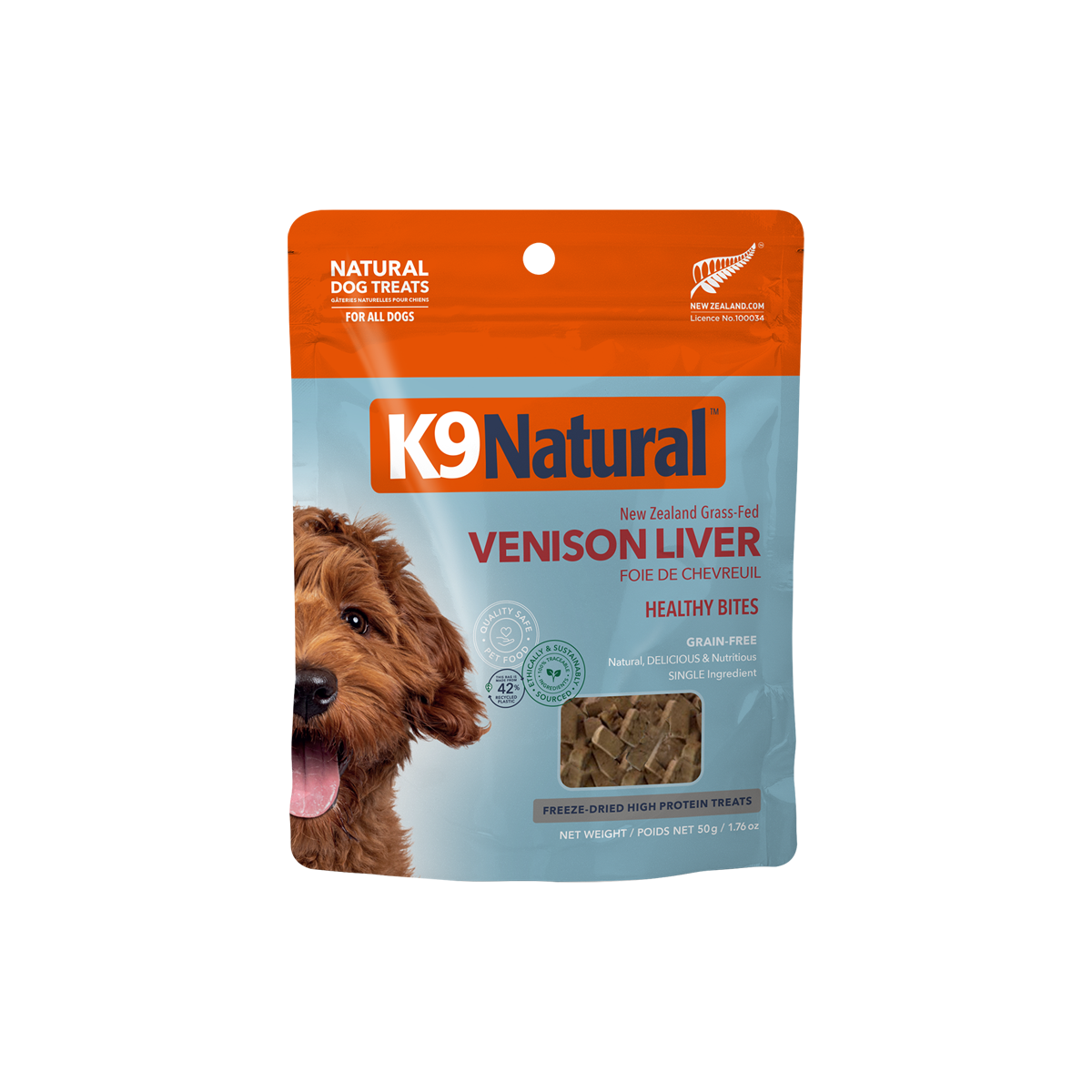 Freeze Dried Healthy Bites Venison Liver (50g)