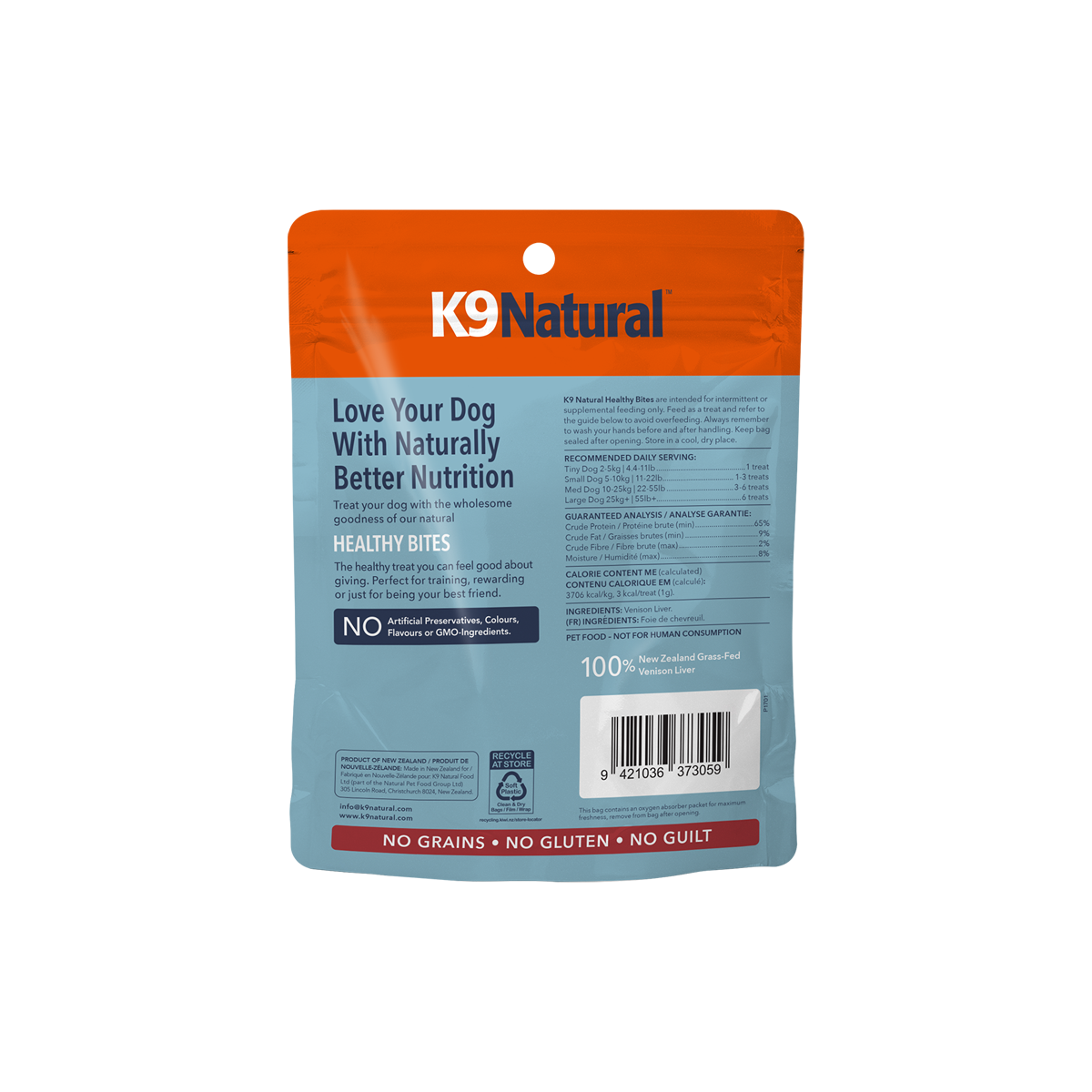 Freeze Dried Healthy Bites Venison Liver (50g)