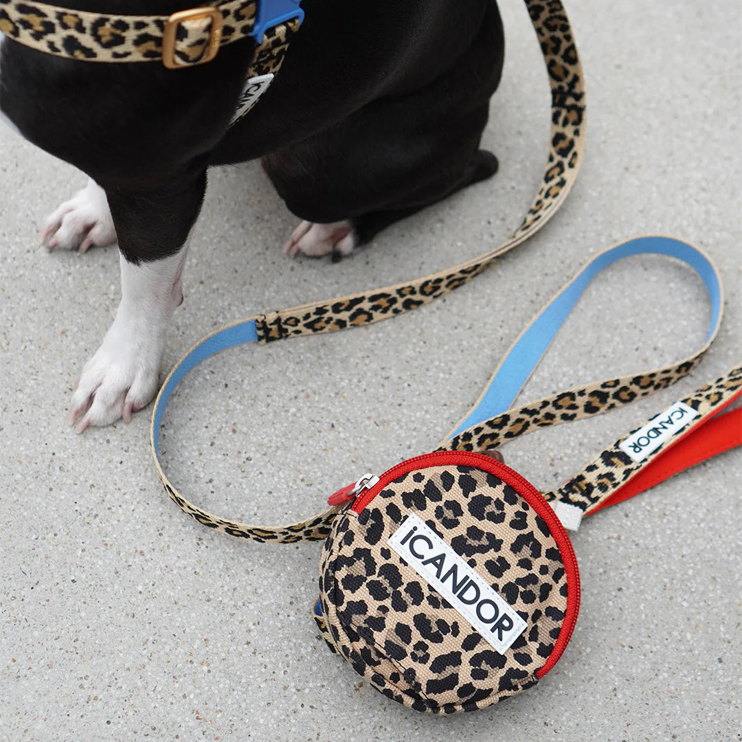 Dingle Dangle Poop Bag Carrier | Leopard