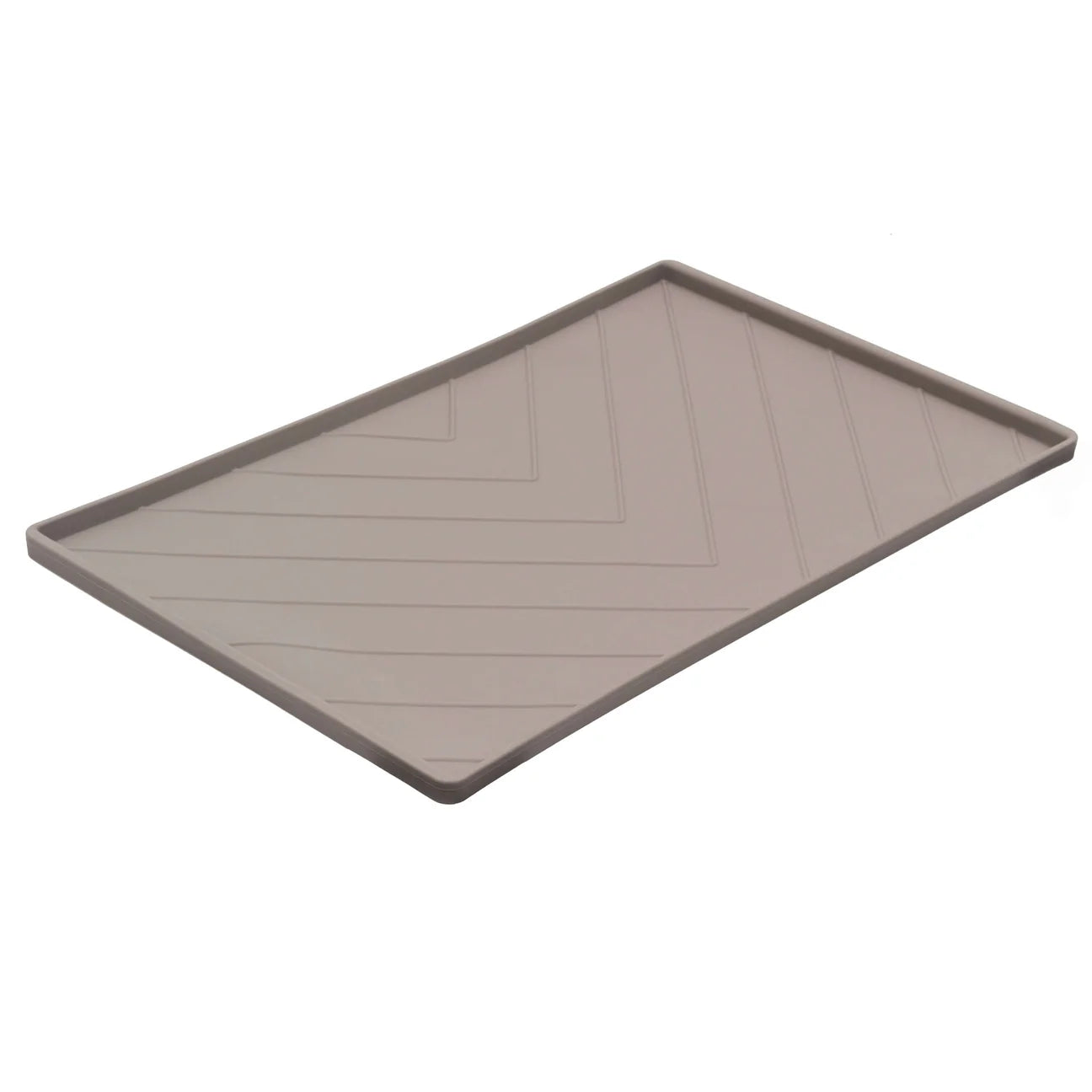 Silicone Non-Slip Dog Bowl Mat with Raised Edge
