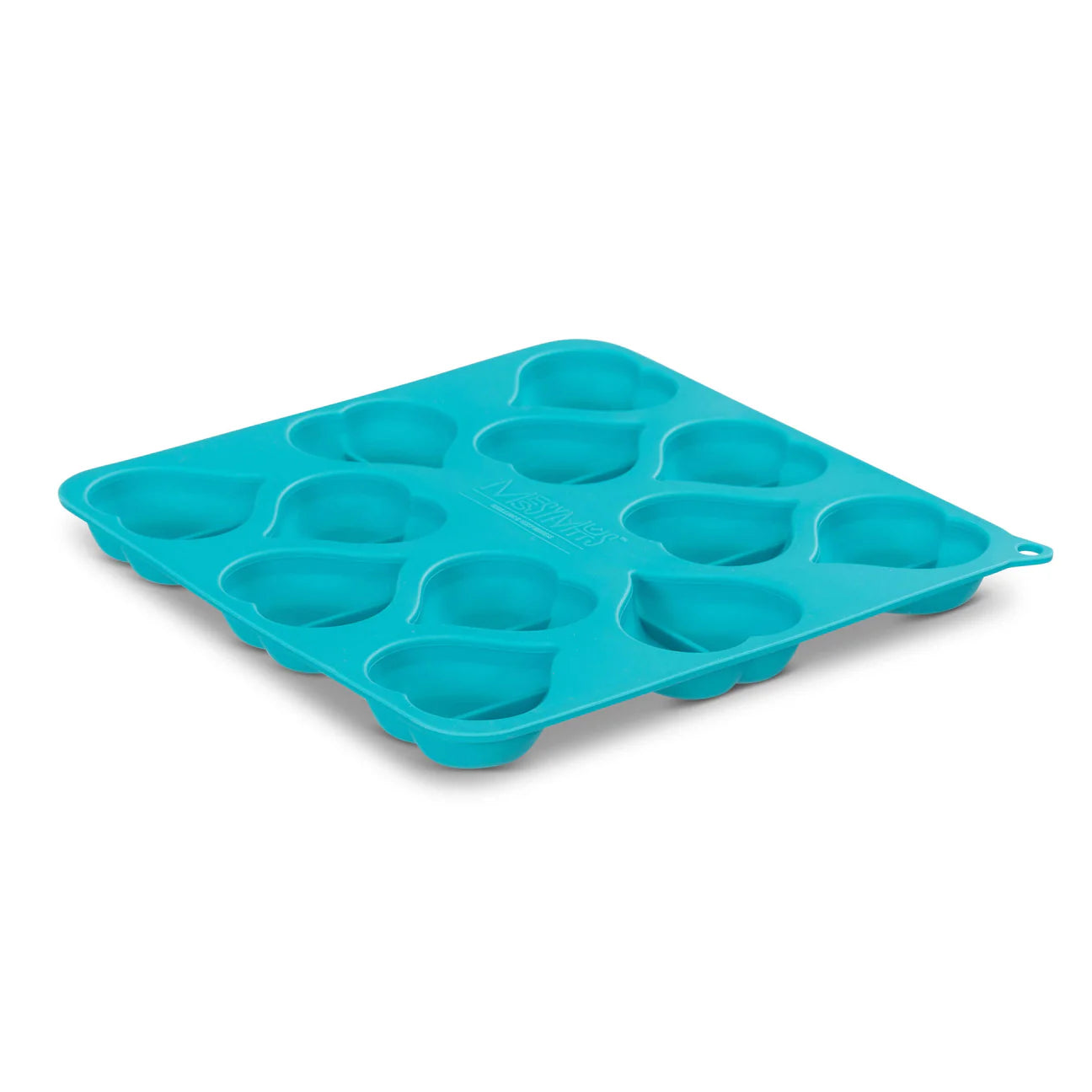 Heart Shape Silicone Bake and Freeze Dog Treat Maker Molds (Pack of 2)