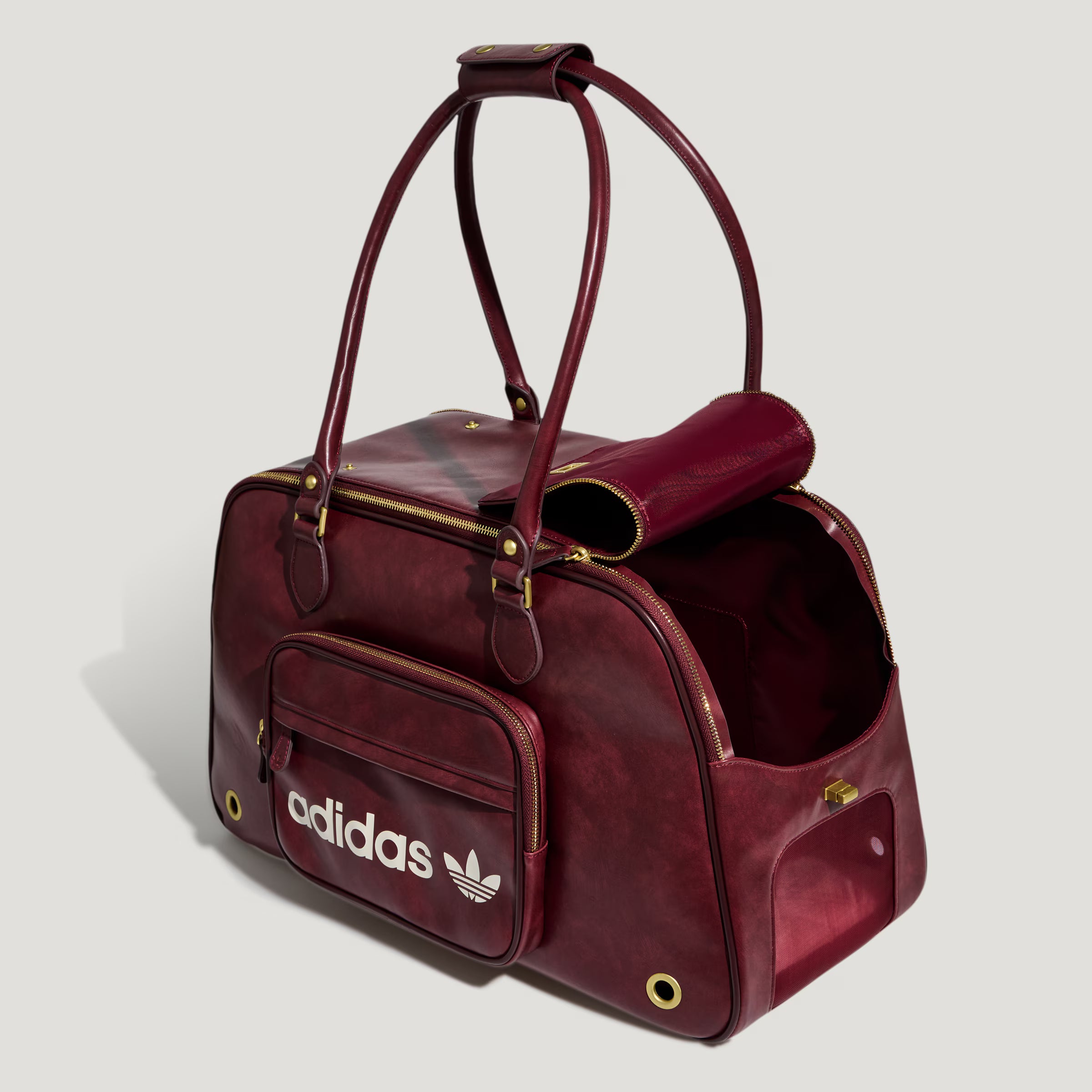[ New Year Edition ] Adidas Originals Pet Carrier in Burgundy
