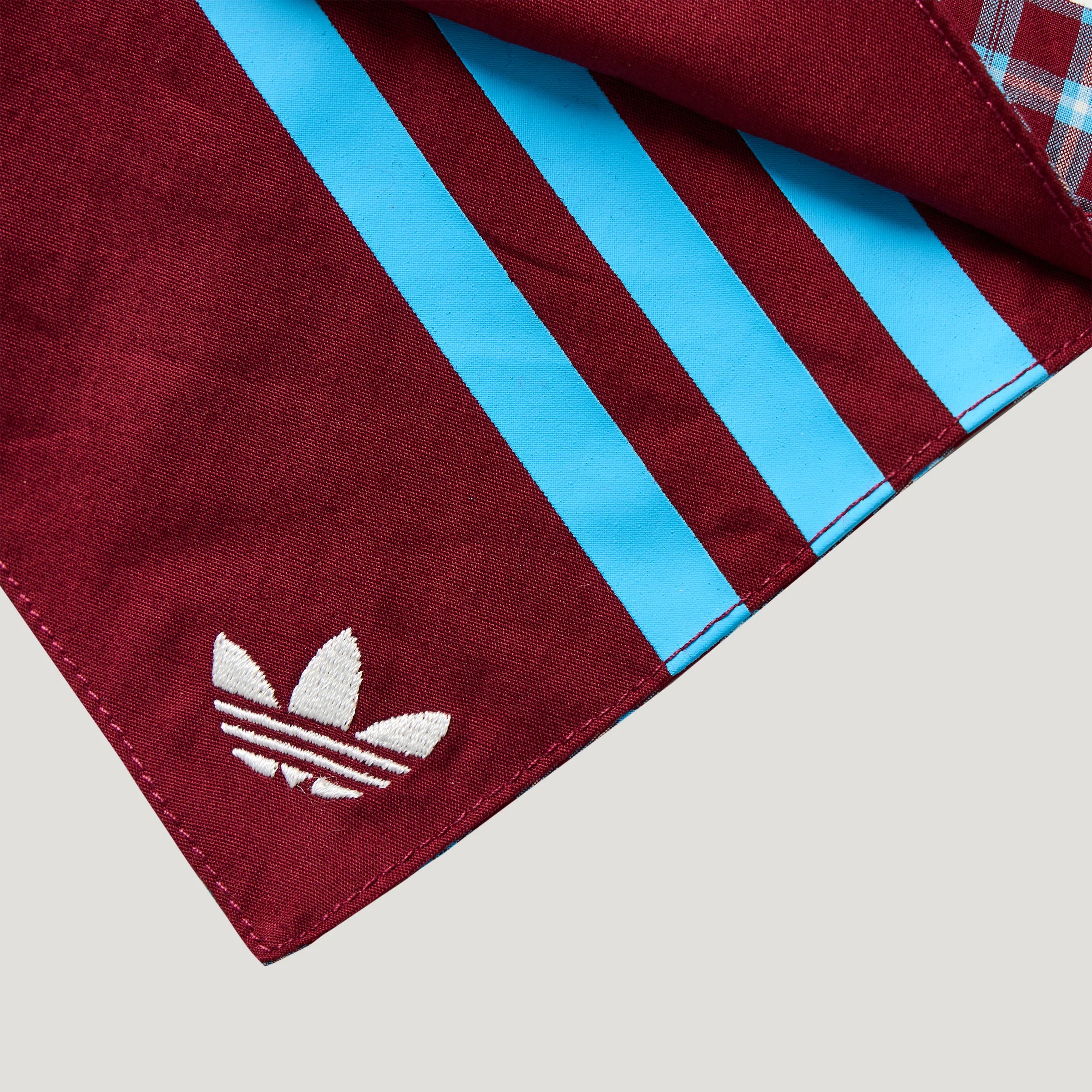 Adidas Pet Plaid Bib (Burgundy)
