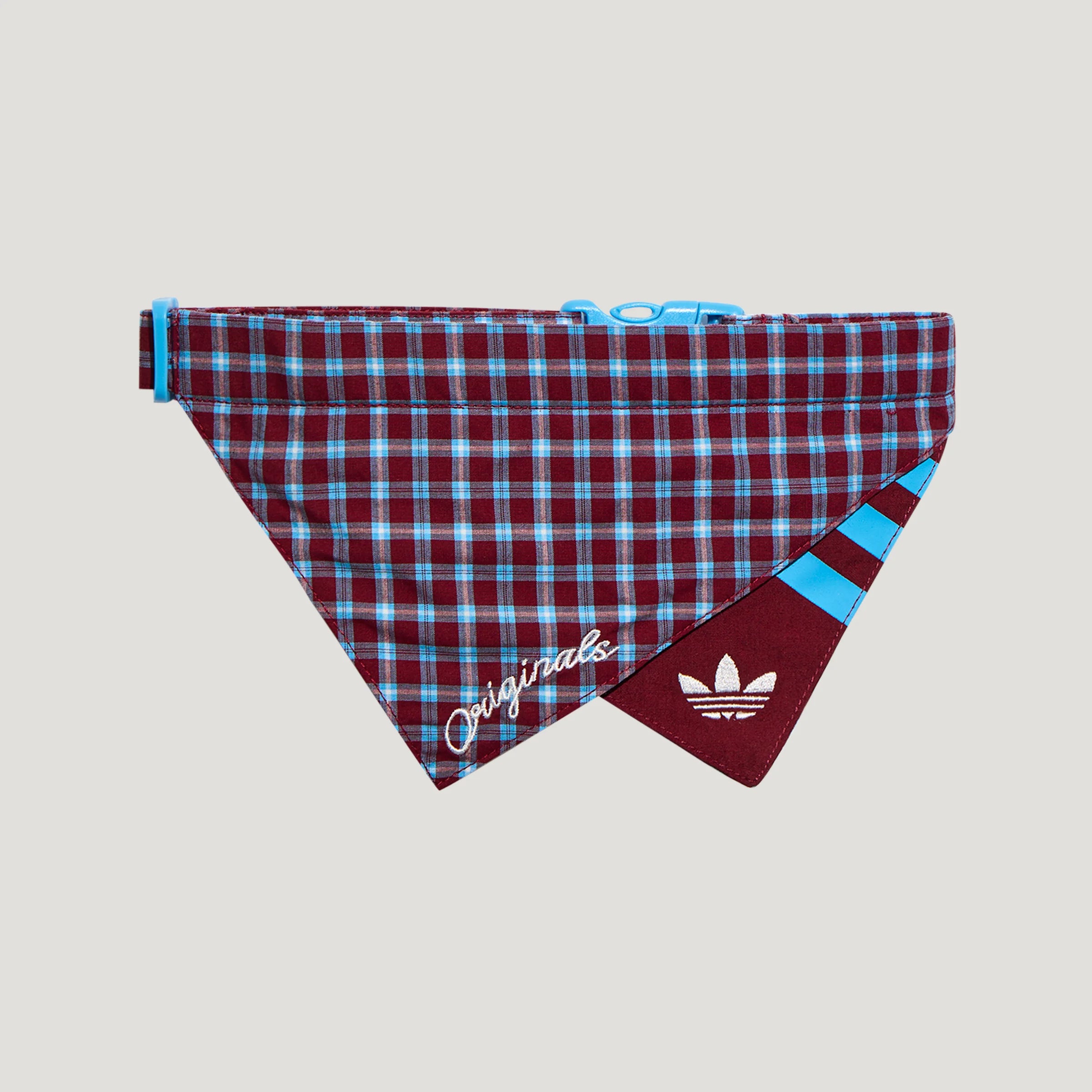 Adidas Pet Plaid Bib (Burgundy)