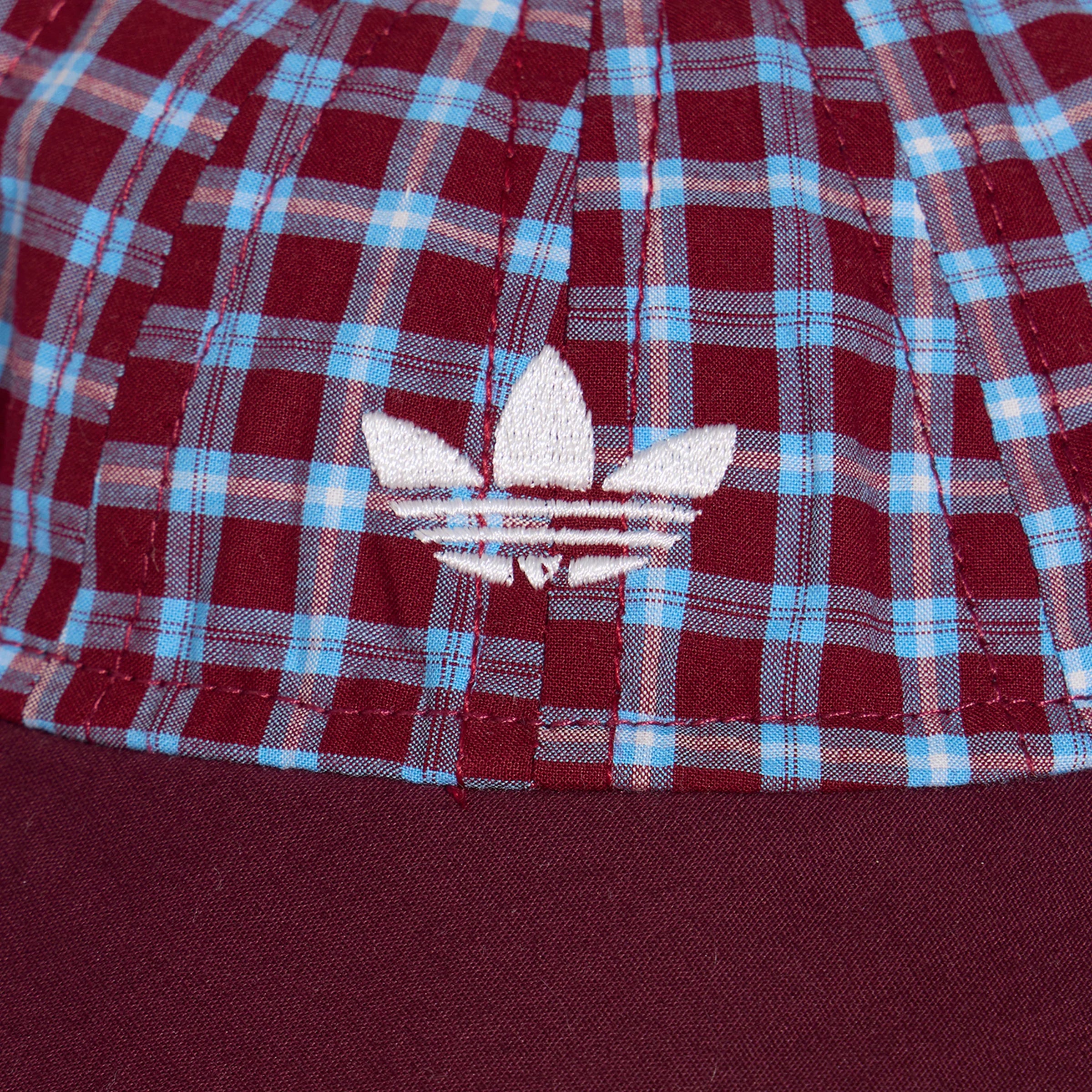 Adidas Pet Plaid Cap (Burgundy)