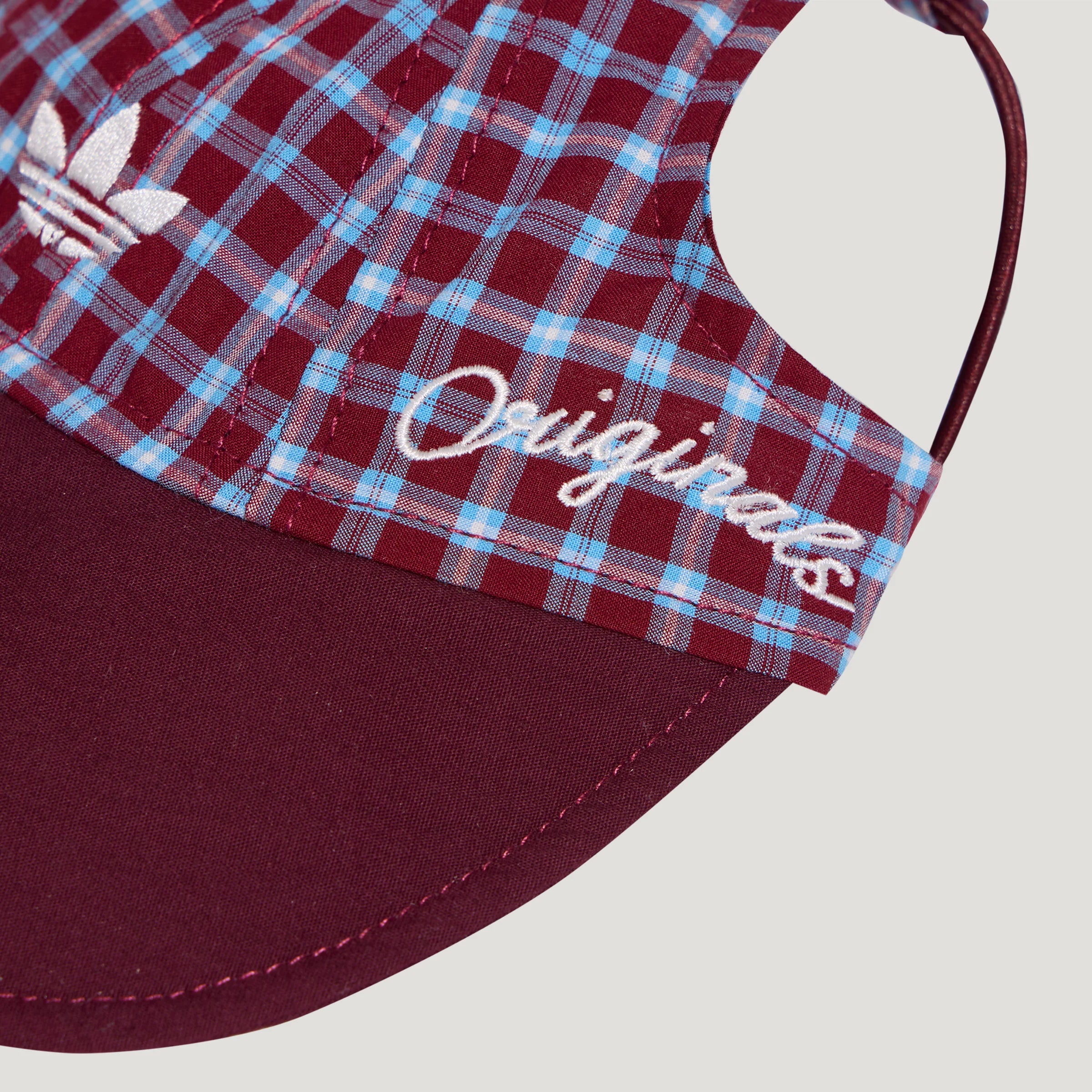 Adidas Pet Plaid Cap (Burgundy)