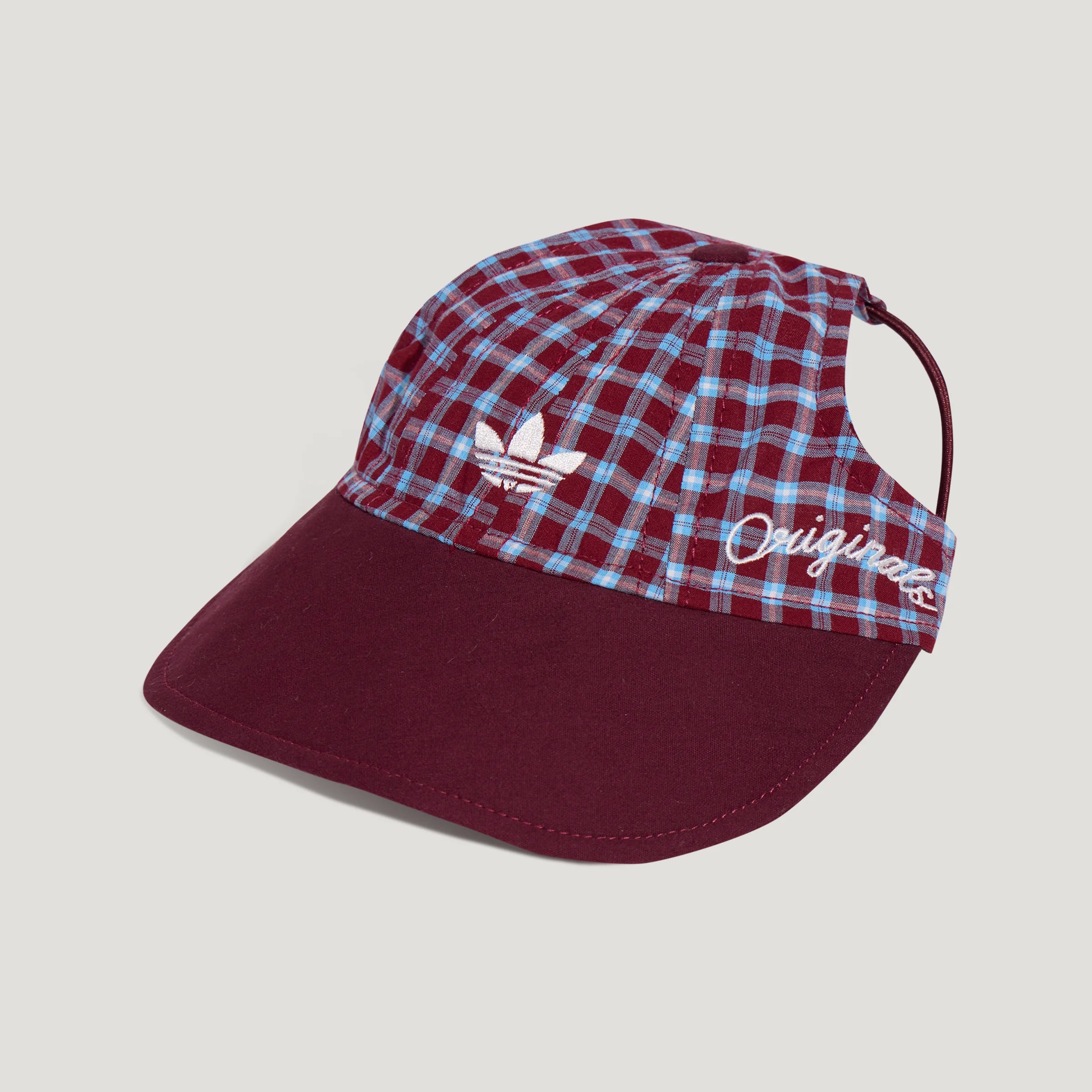 Adidas Pet Plaid Cap (Burgundy)