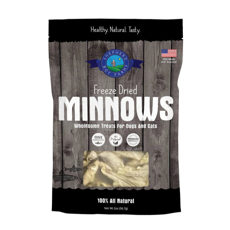 Freeze Dried Minnows Dog & Cat Treats (3oz)