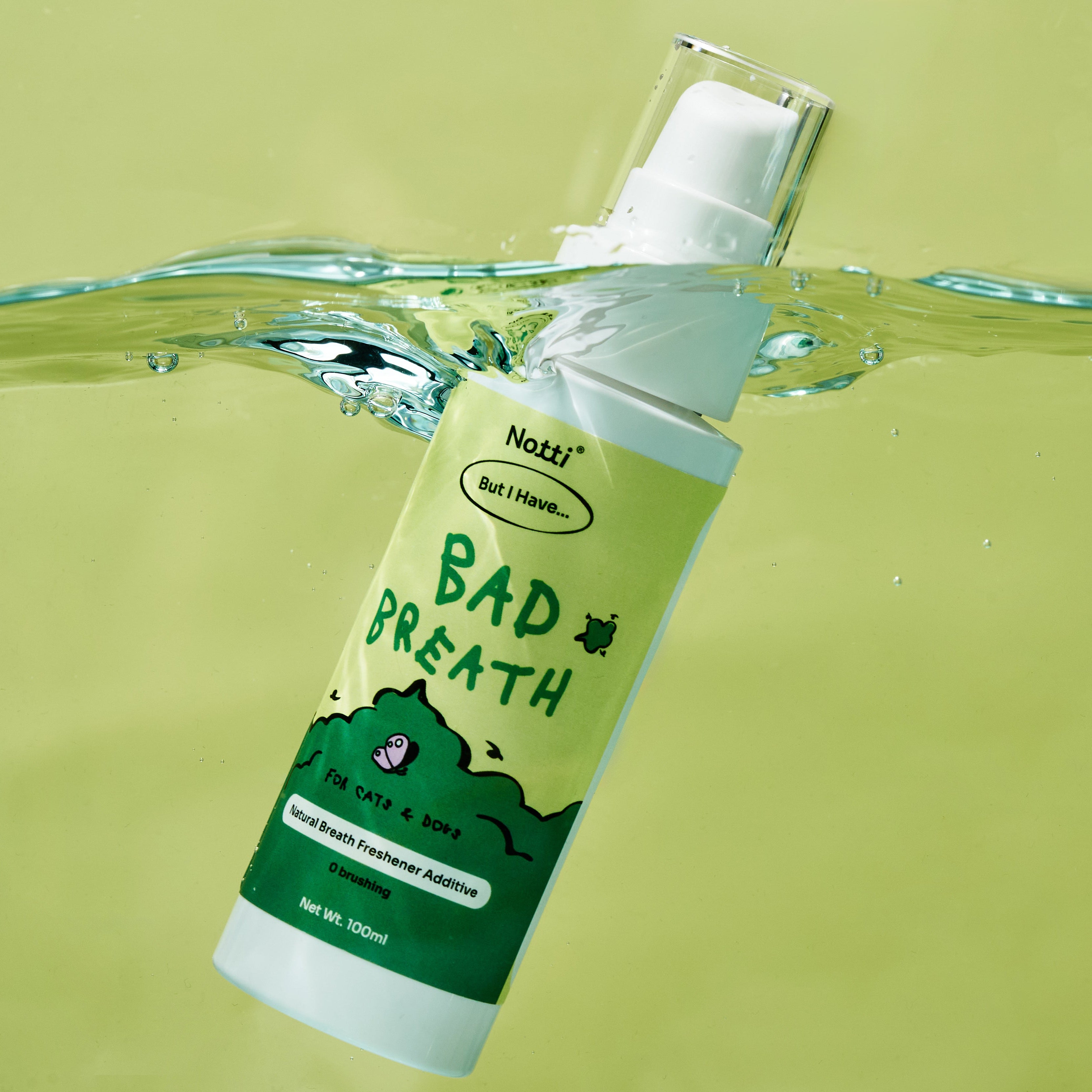 Notti "But I Have Bad Breath" Natural Breath Freshener Water Additive (100ml)