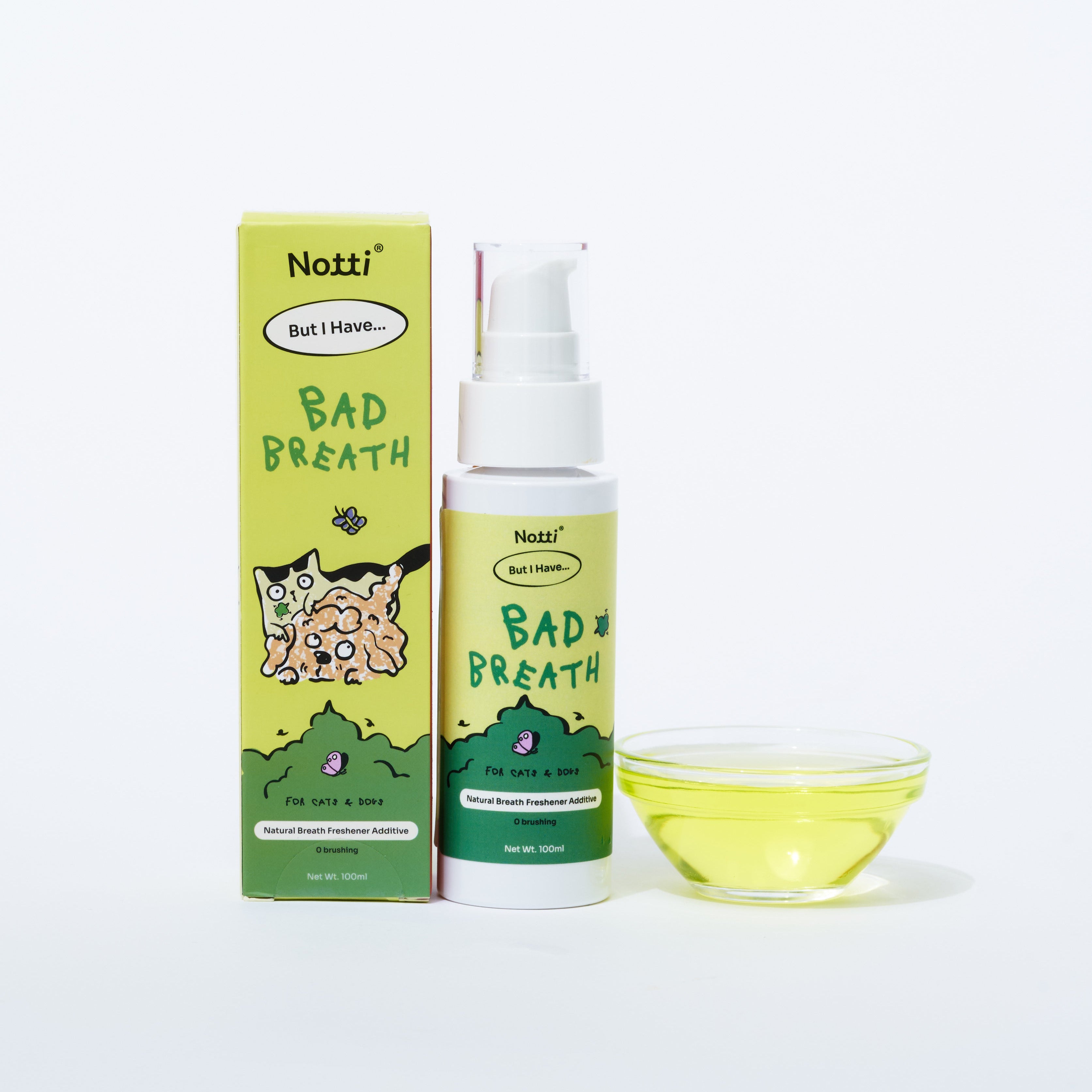 Notti "But I Have Bad Breath" Natural Breath Freshener Water Additive (100ml)