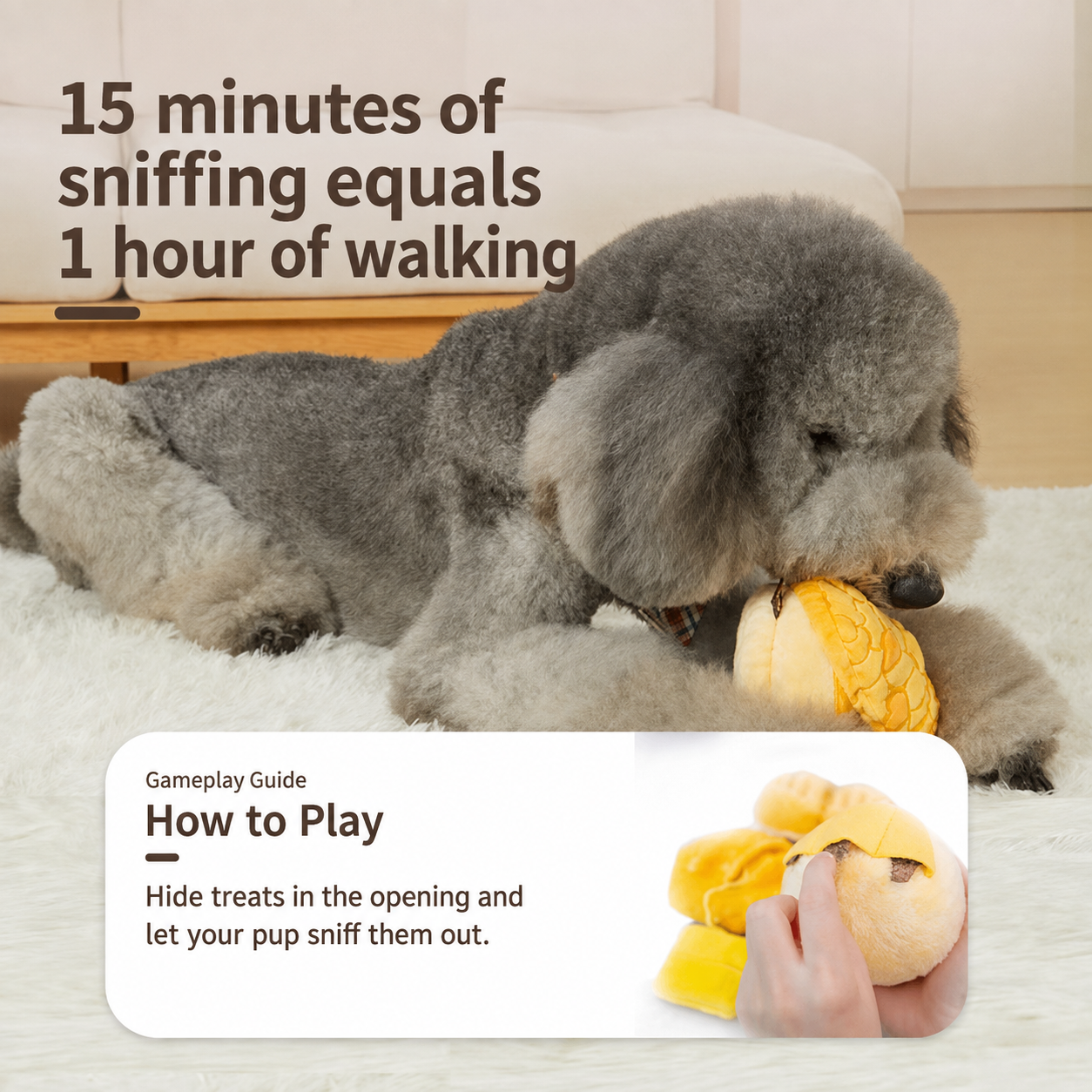 Polo (Pineapple) Bun Nosework Toy
