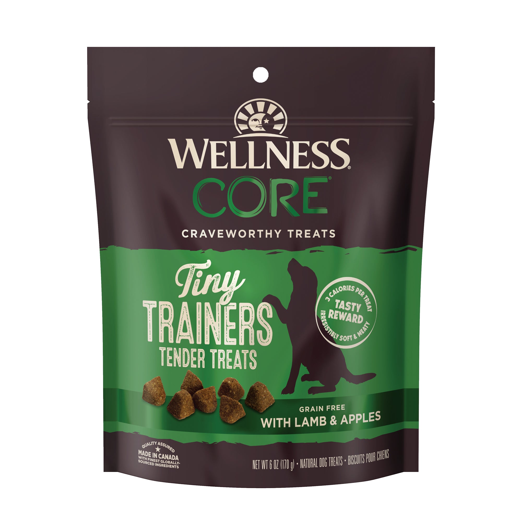 Wellness Core Tiny Trainers Lamb & Apple Grain-Free Dog Treats (6oz)