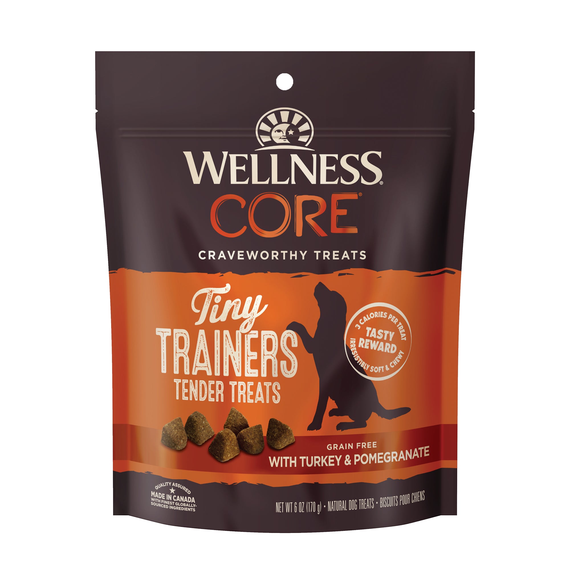 Wellness Core Tiny Trainers Turkey & Pomegranate Grain-Free Dog Treats (6oz)