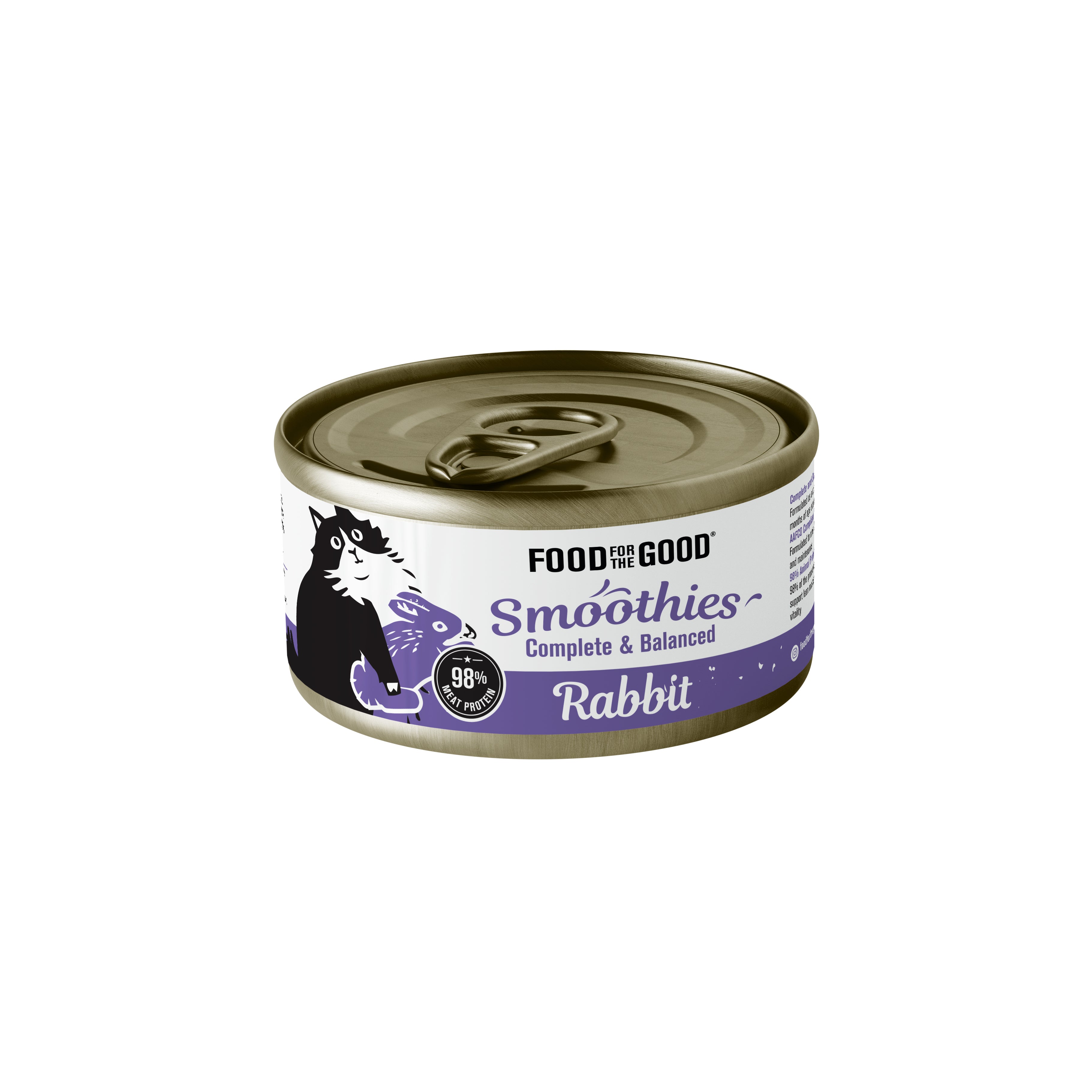 Food For The Good Smoothies | Rabbit Cat Canned Food (80g)