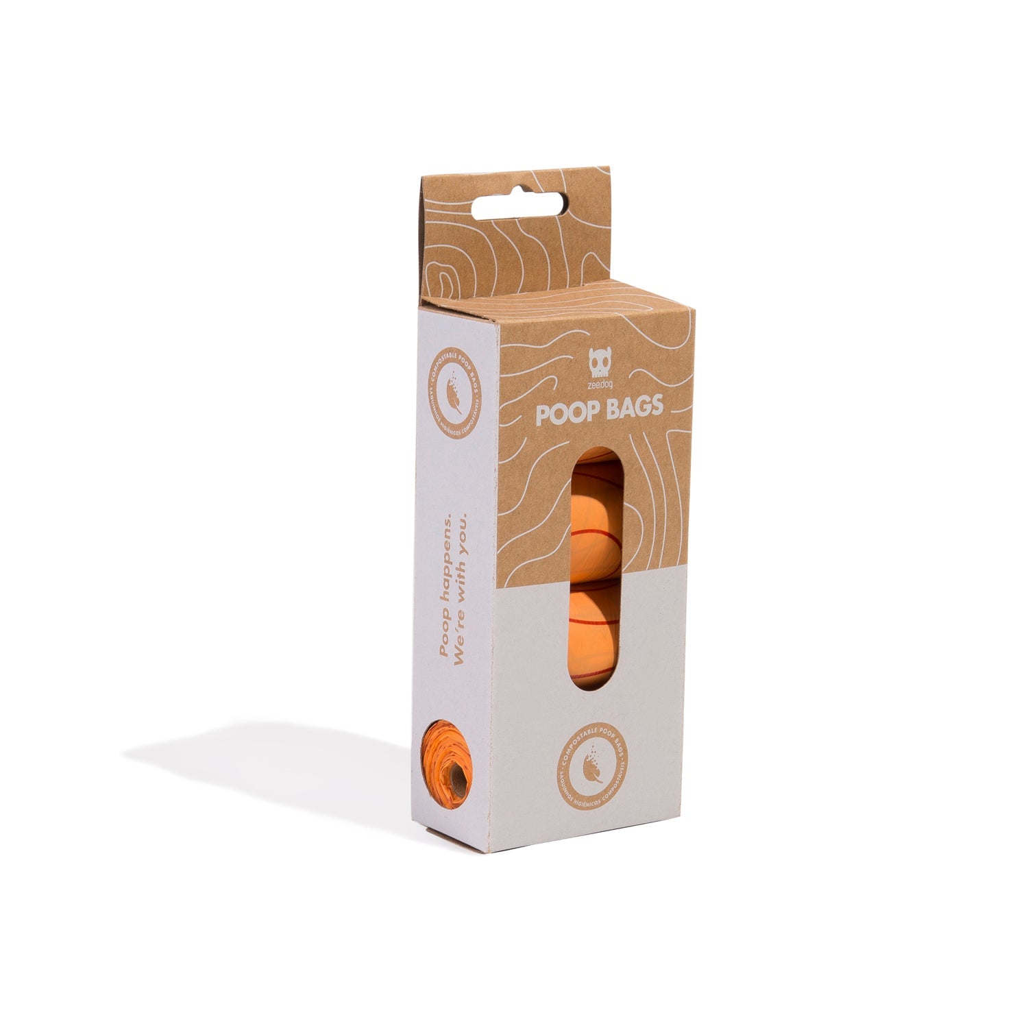 Poop Bags Refill Box (W/4 Rolls)