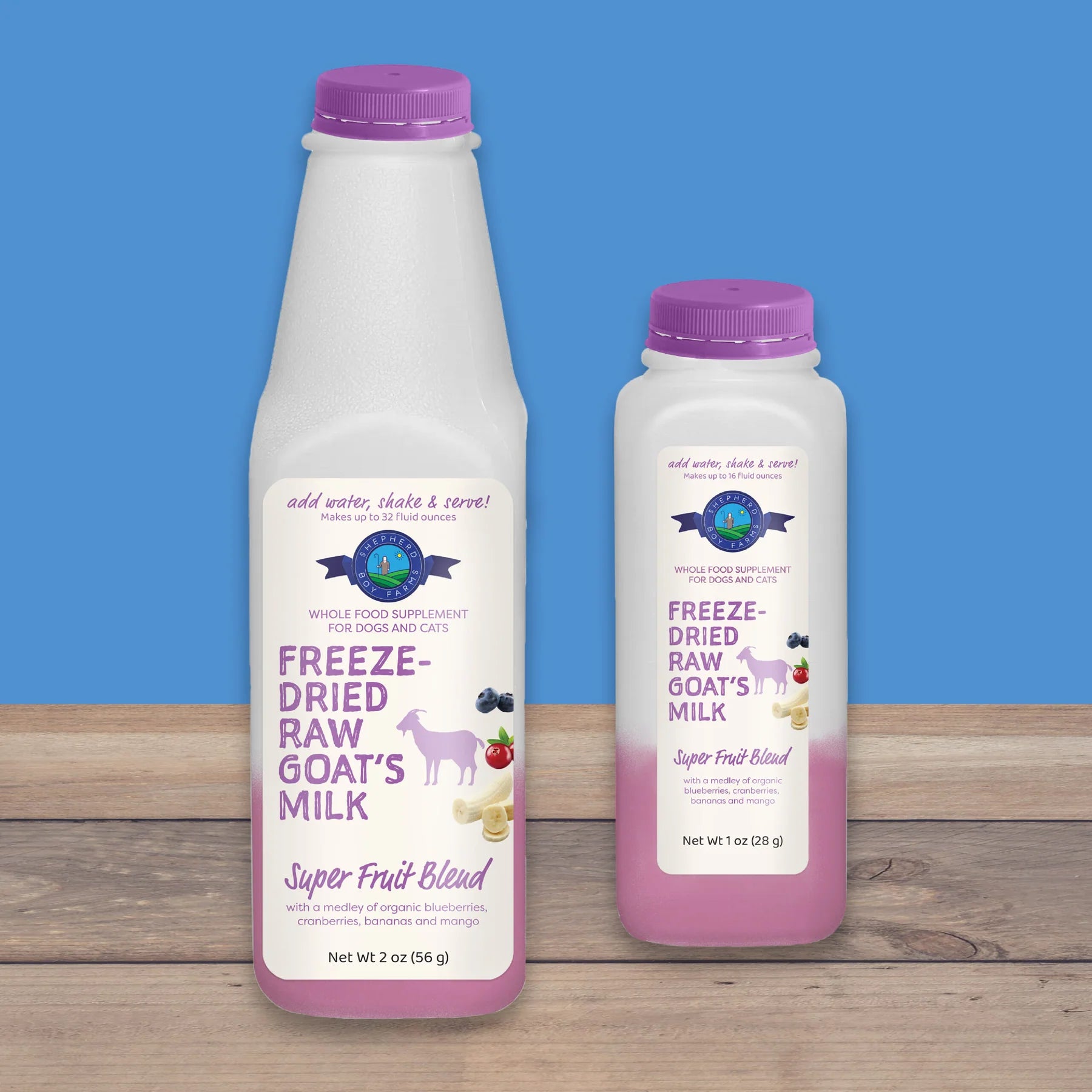 Shepard Boy Farms freeze-dried raw goat's milk supplement for pets creatureland