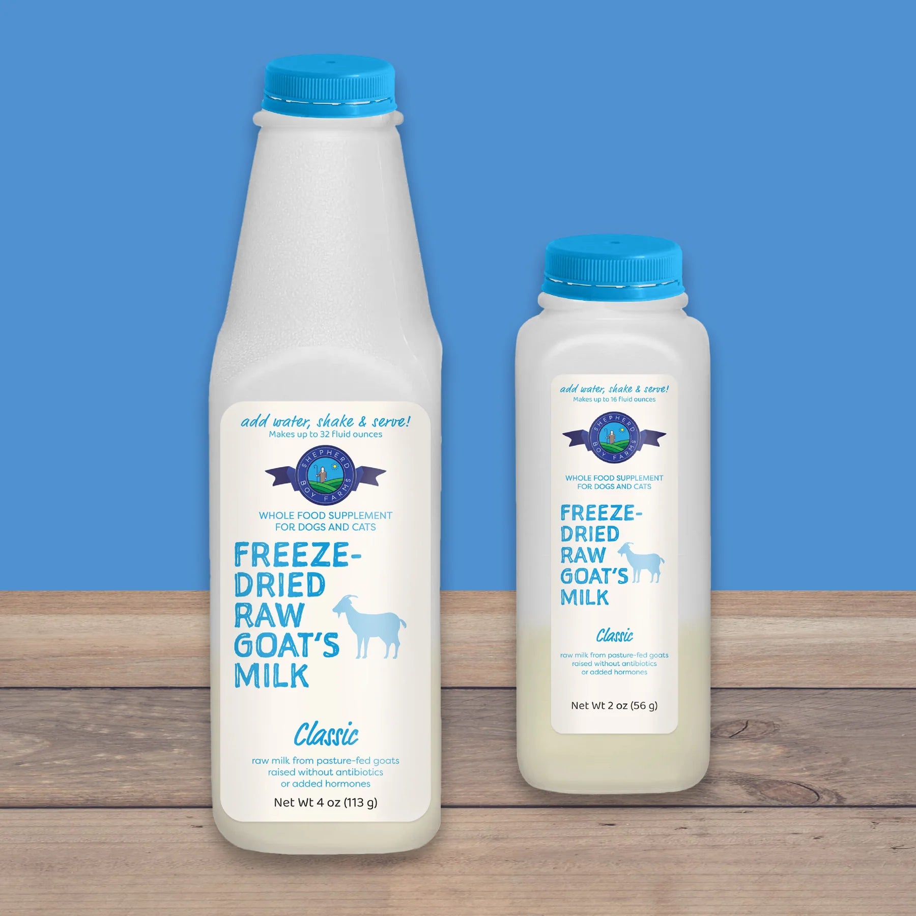 Shepard boy farm freeze-dried raw goat's milk creatureland