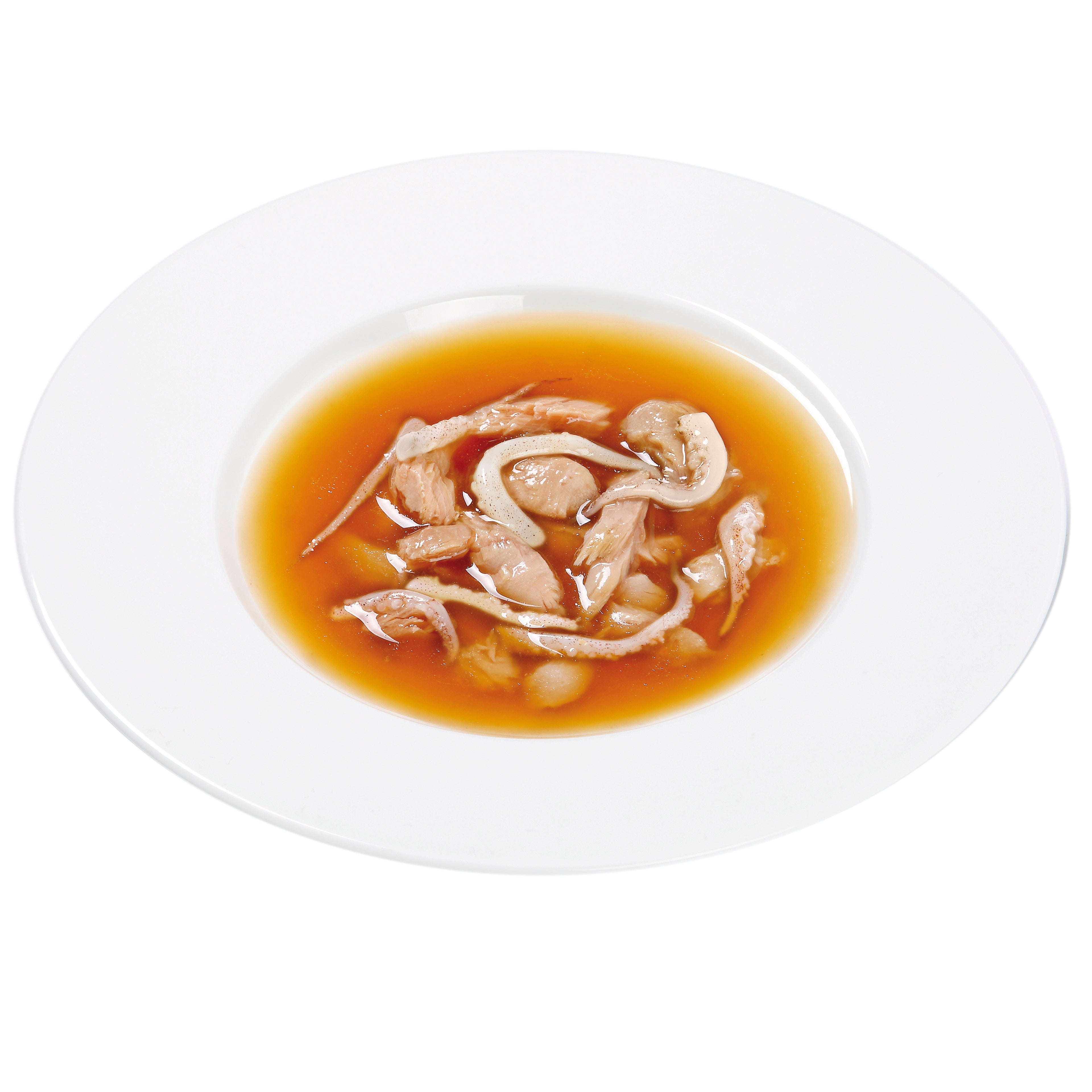Schesir Soup With Wild Tuna & Squid Grain-Free Pouch Cat Food (85g)