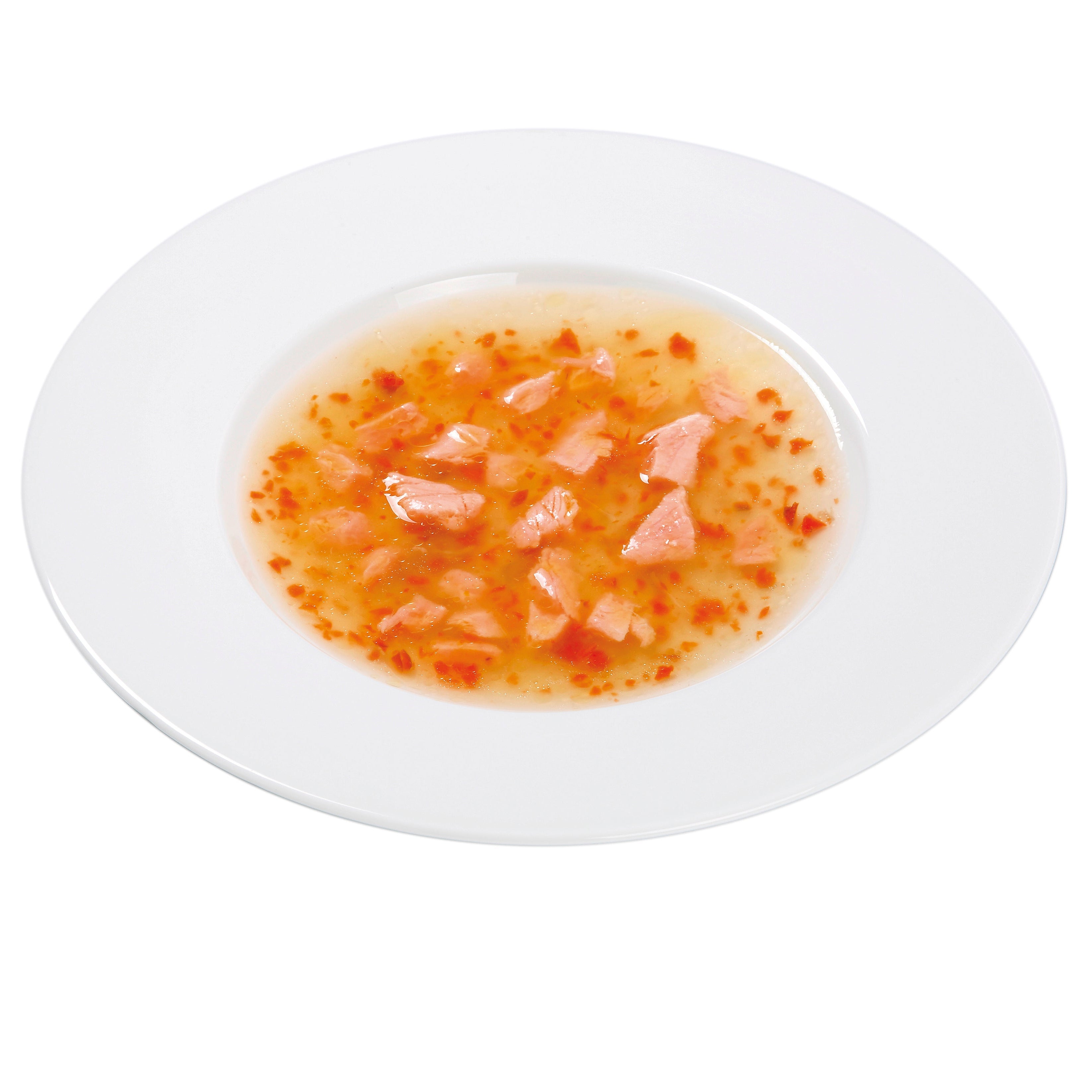 Schesir Soup With Wild Pink Salmon & Carrots Grain-Free Pouch Cat Food (85g)