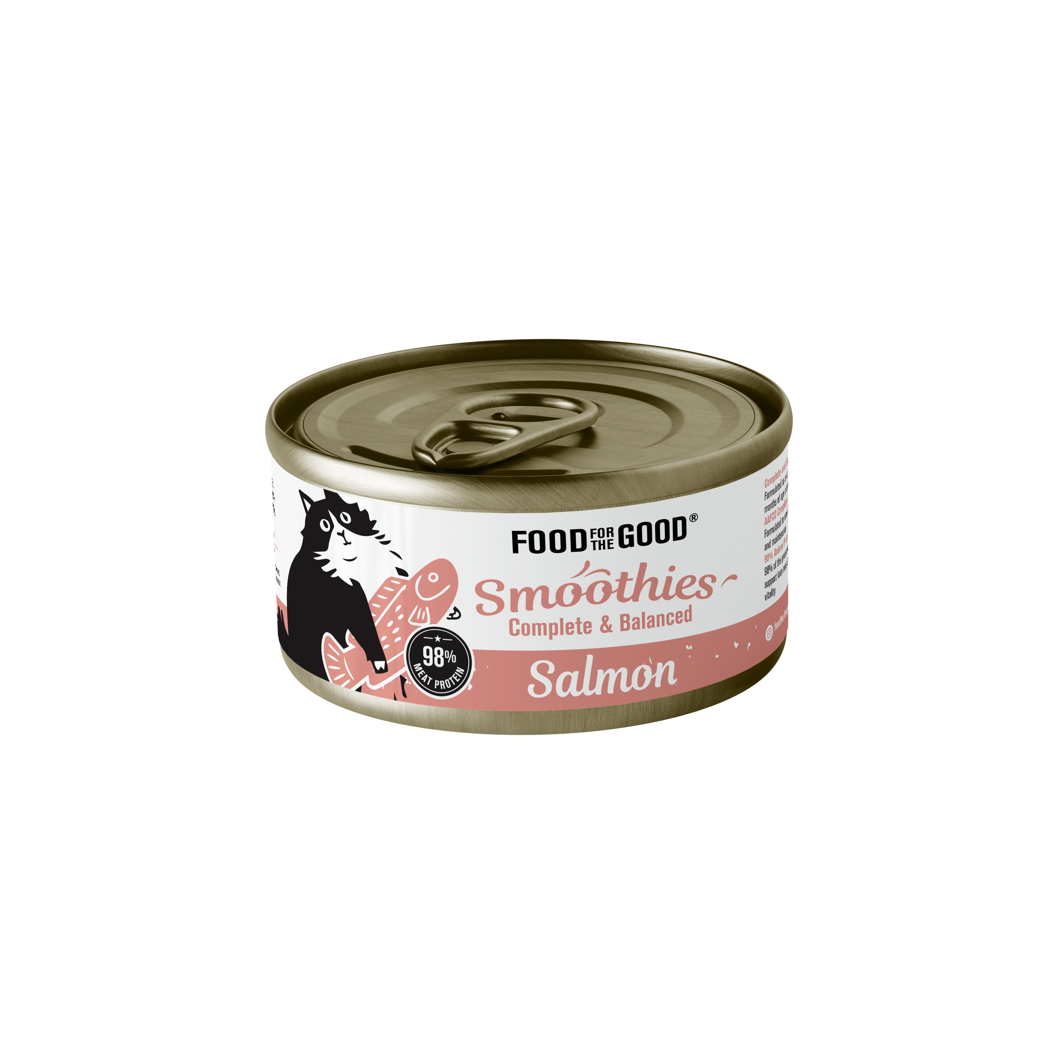 Food For The Good Smoothies | Salmon Cat Canned Food (80g)